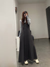 BASERANGE Work Dress Portugal BAS-DRGRO-WS-SP25-BRIDGE GREY